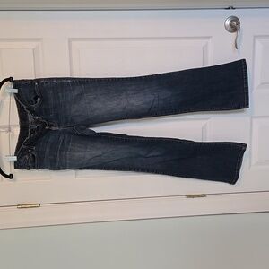 Jessica simpson rockin curvy boot cut jeans, medium wash size 28 short